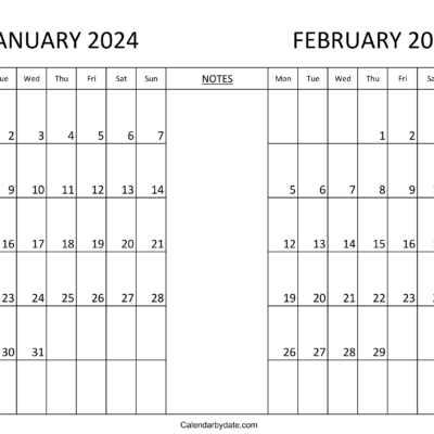 Stay organized and on top of your schedule with the Editable January February 2024 Calendar. These planners are easy to edit, print and customize.